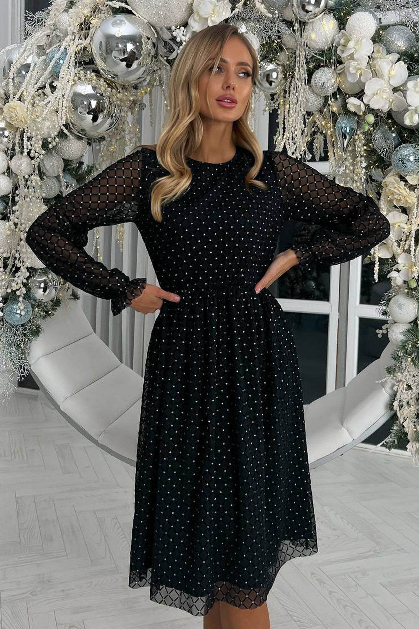 Rochie elegantă "Noapte Strălucitoare"